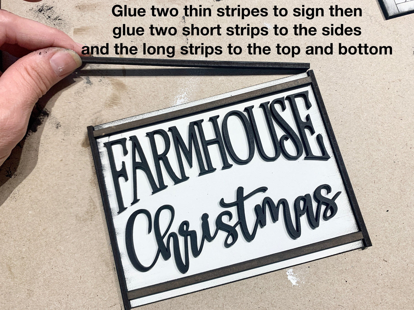 Farmhouse Christmas Tiered Tray File SVG, Holiday Truck Tier Tray Glowforge, LuckyHeartDesignsCo