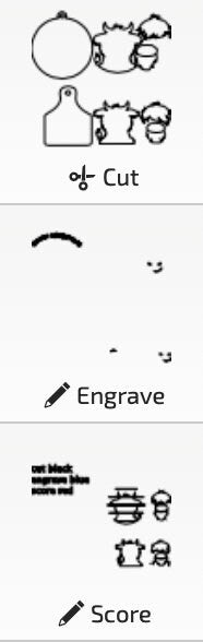 Highland Cow Christmas Ornament File SVG, Glowforge, Farm, LuckyHeartDesignsCo