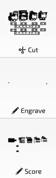 Christmas Standing Train File SVG, Santa, Rudolph, Gingerbread, Glowforge, LuckyHeartDesignsCo